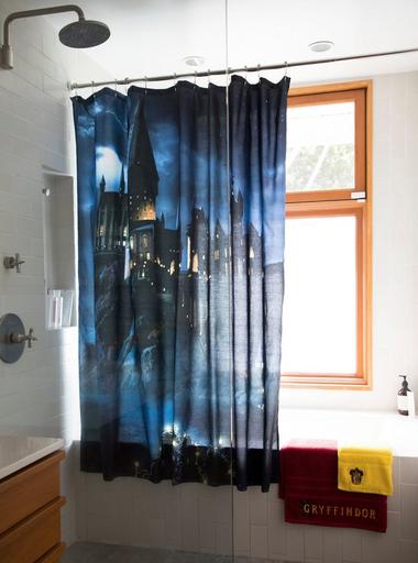 Friends Harry Potter Shower Curtain by Asylium Room - Pixels