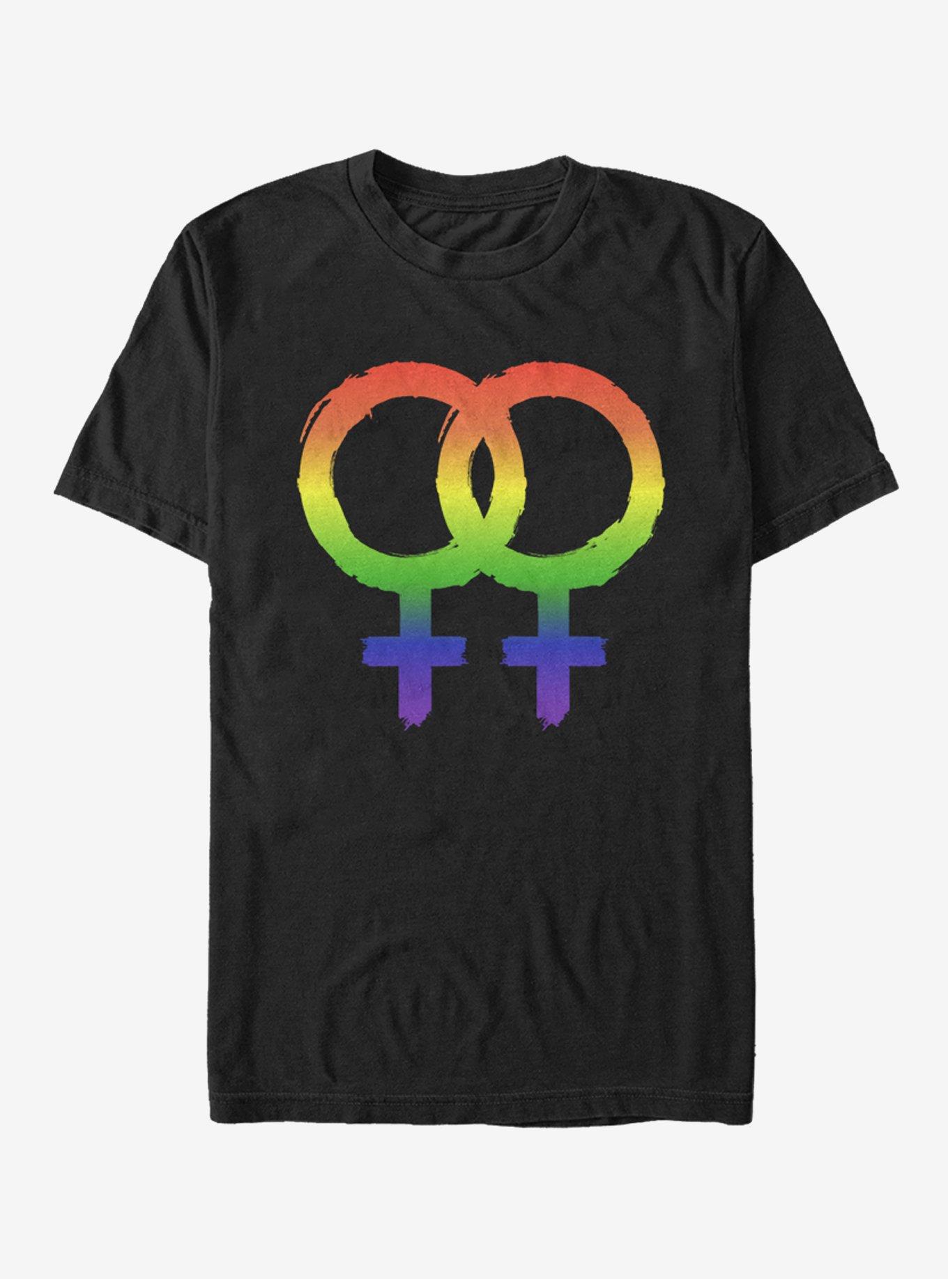 Pride Female Tee, BLACK, hi-res