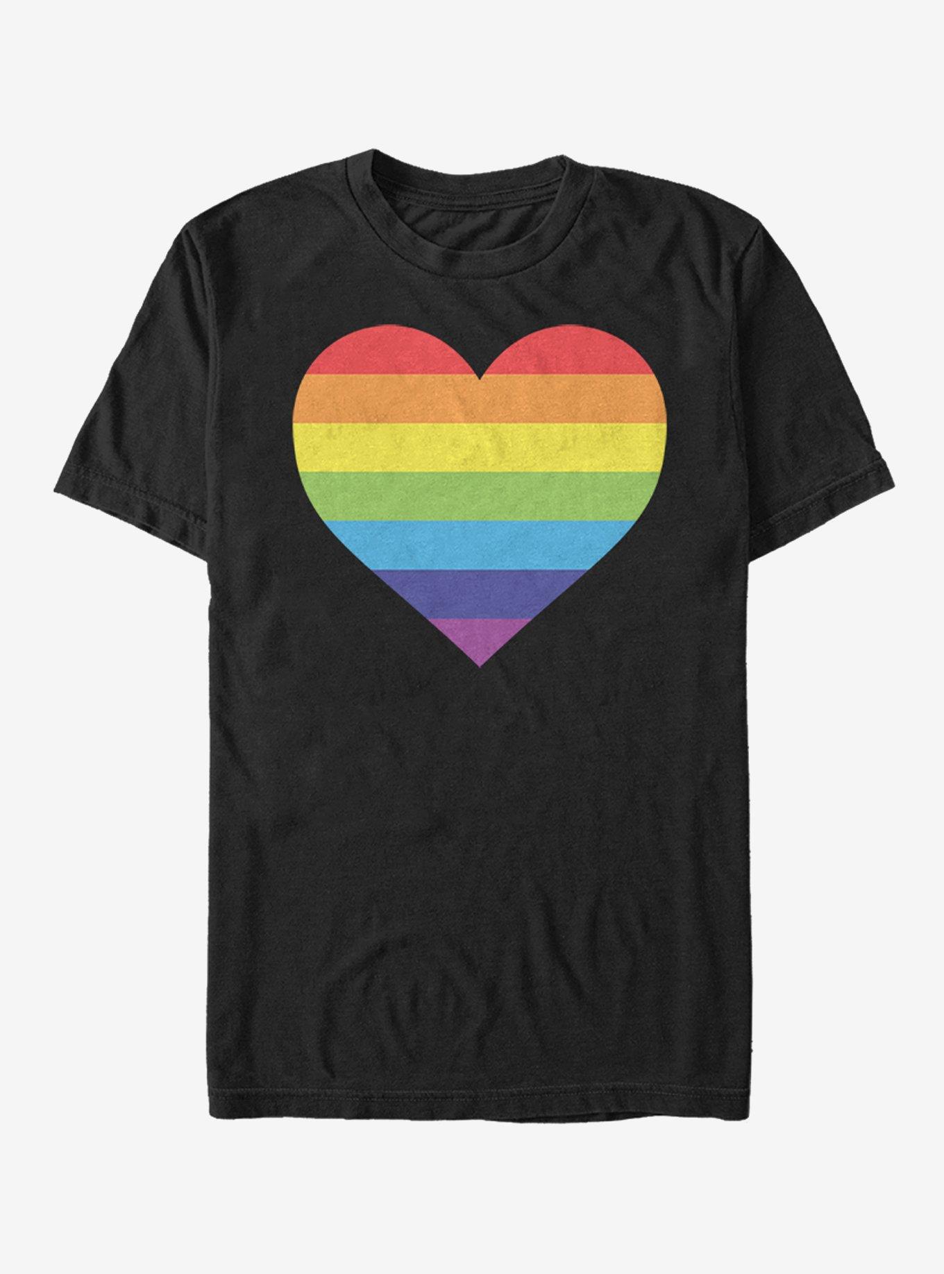 Pride Heart Tee - BLACK | Hot Topic