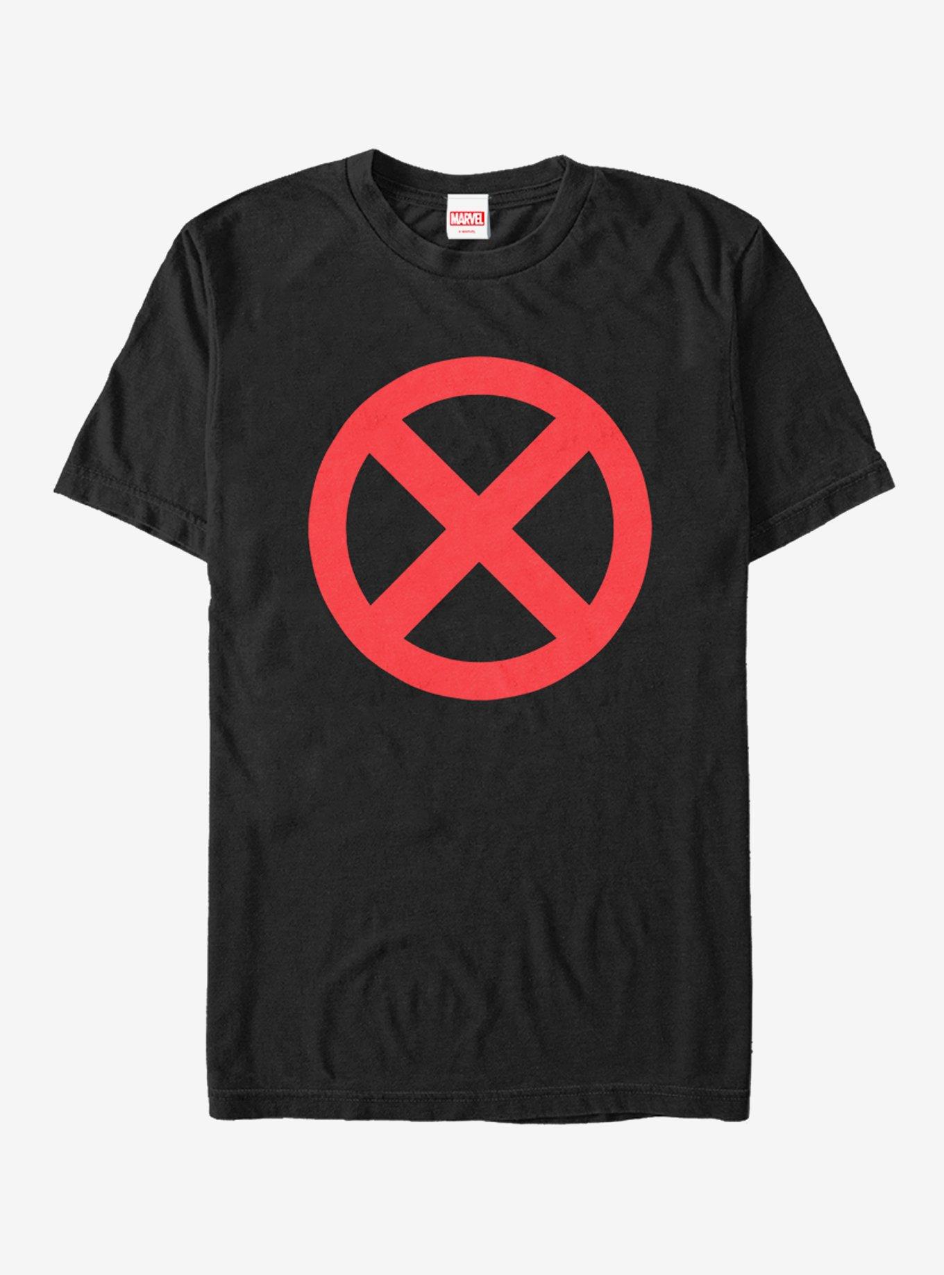Marvel Deadpool Team X-Force Red Logo T-Shirt, BLACK, hi-res