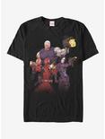 Marvel Deadpool X-Force Group T-Shirt, BLACK, hi-res