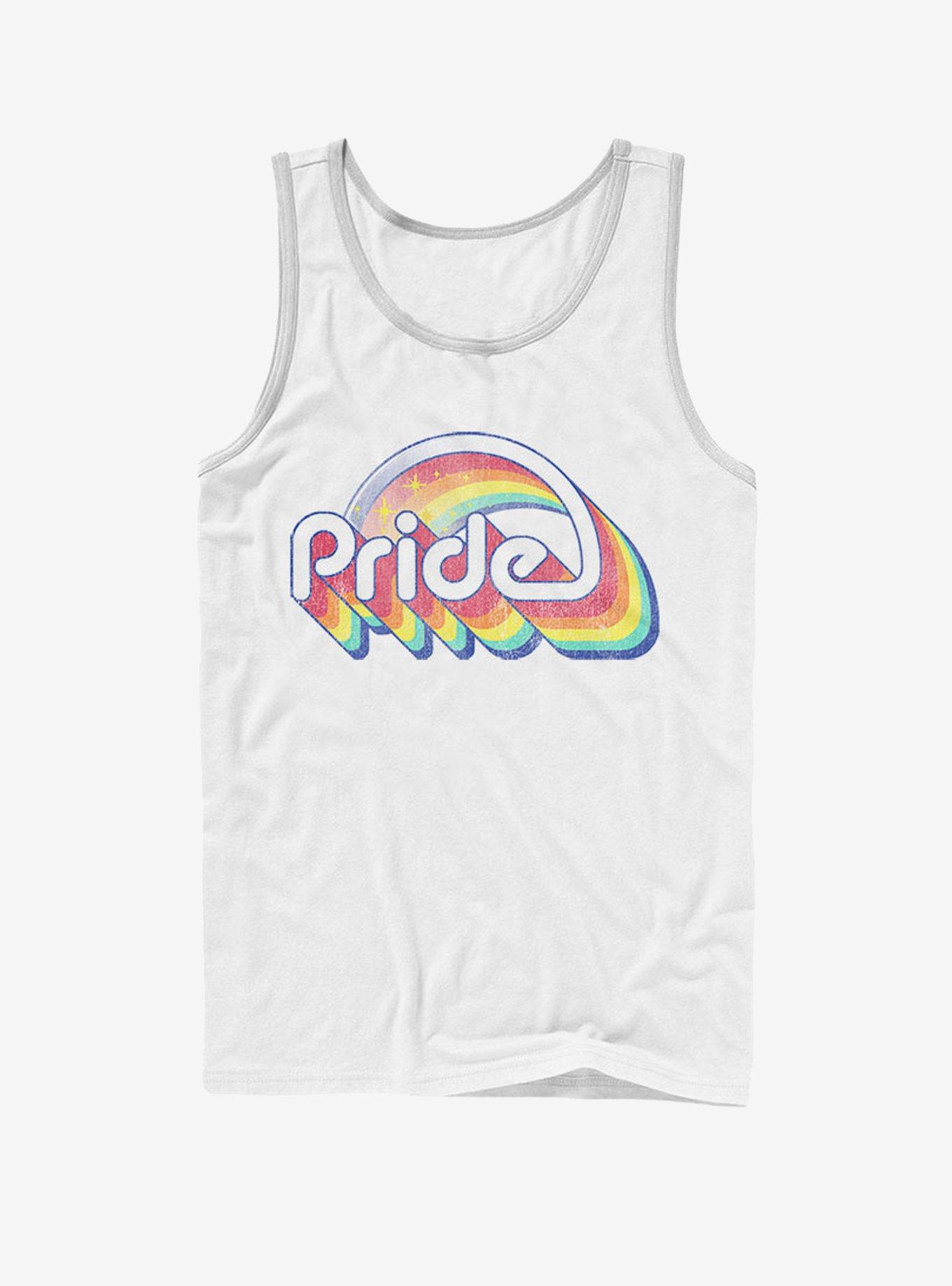 Vintage Pride Logo Tank, WHITE, hi-res