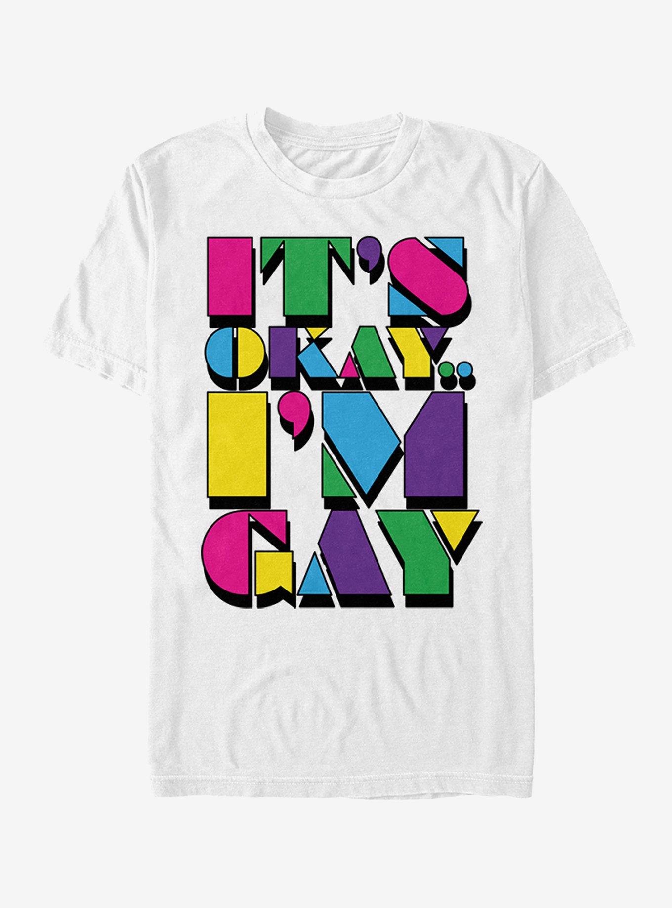 Its Okay Im Gay Tee, , hi-res