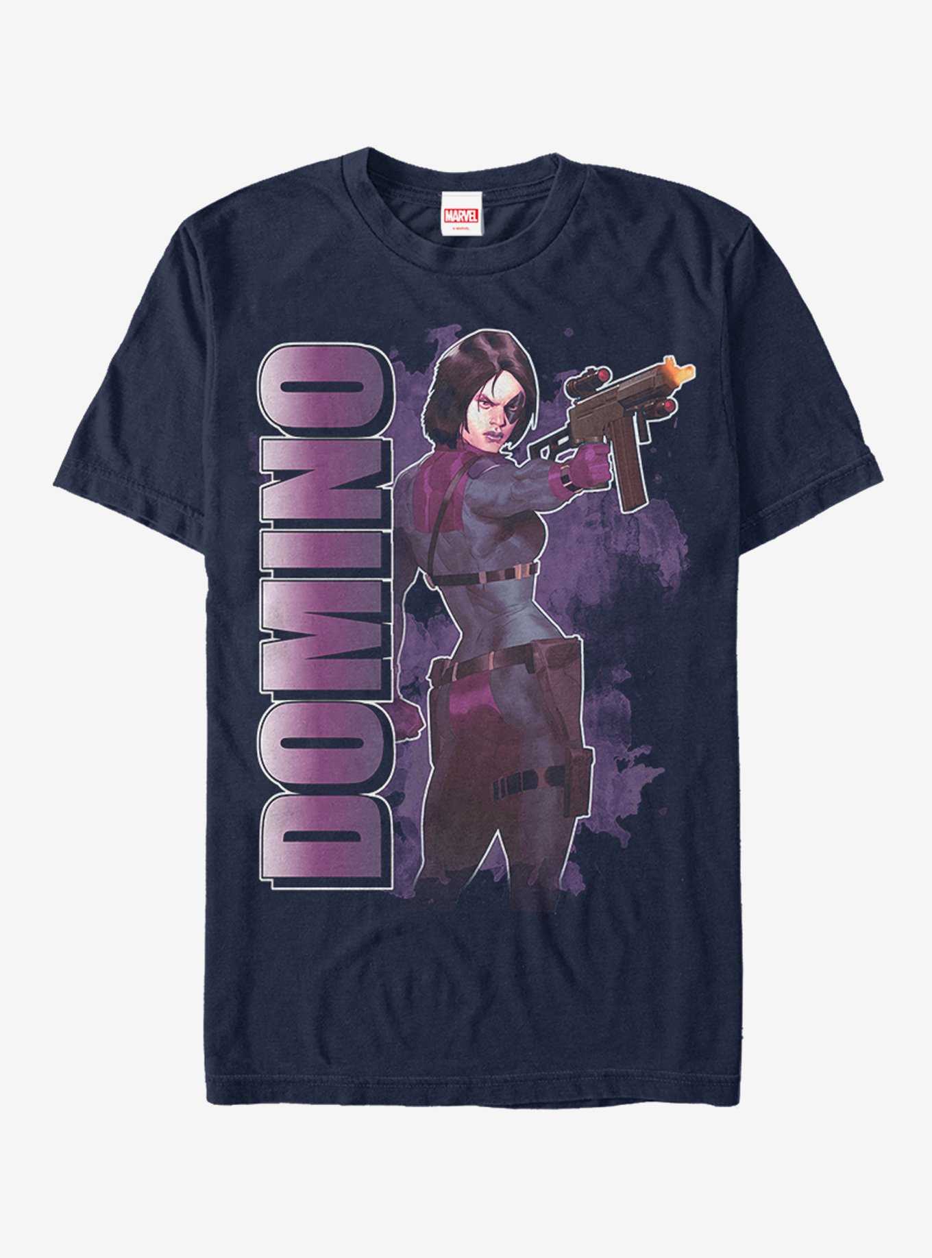 Marvel Deadpool Domino Watercolor T-Shirt, , hi-res