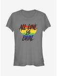 All Love Is Equal Girl's Tee, CHARCOAL, hi-res