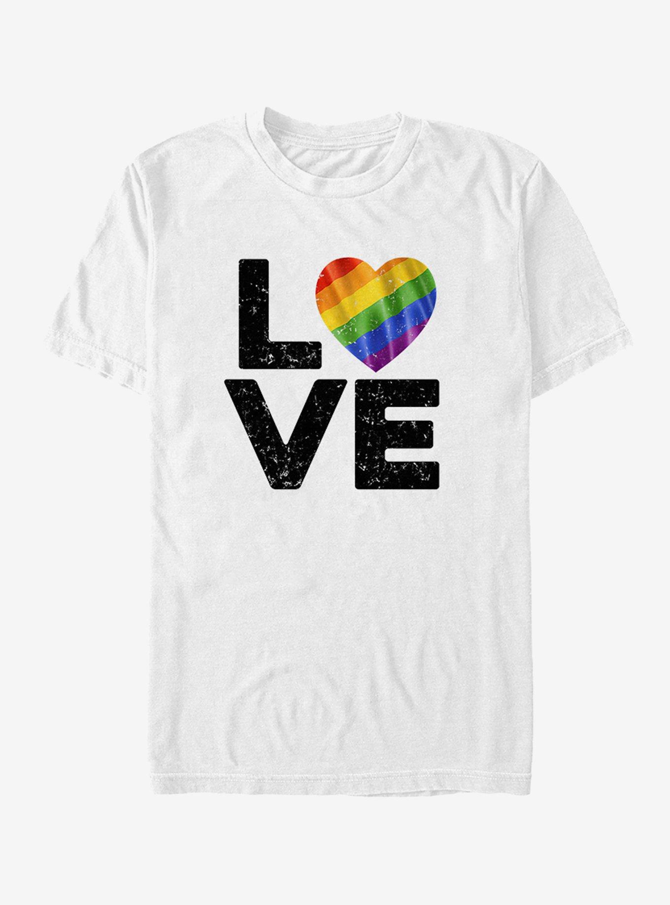Pride Love Tee, WHITE, hi-res
