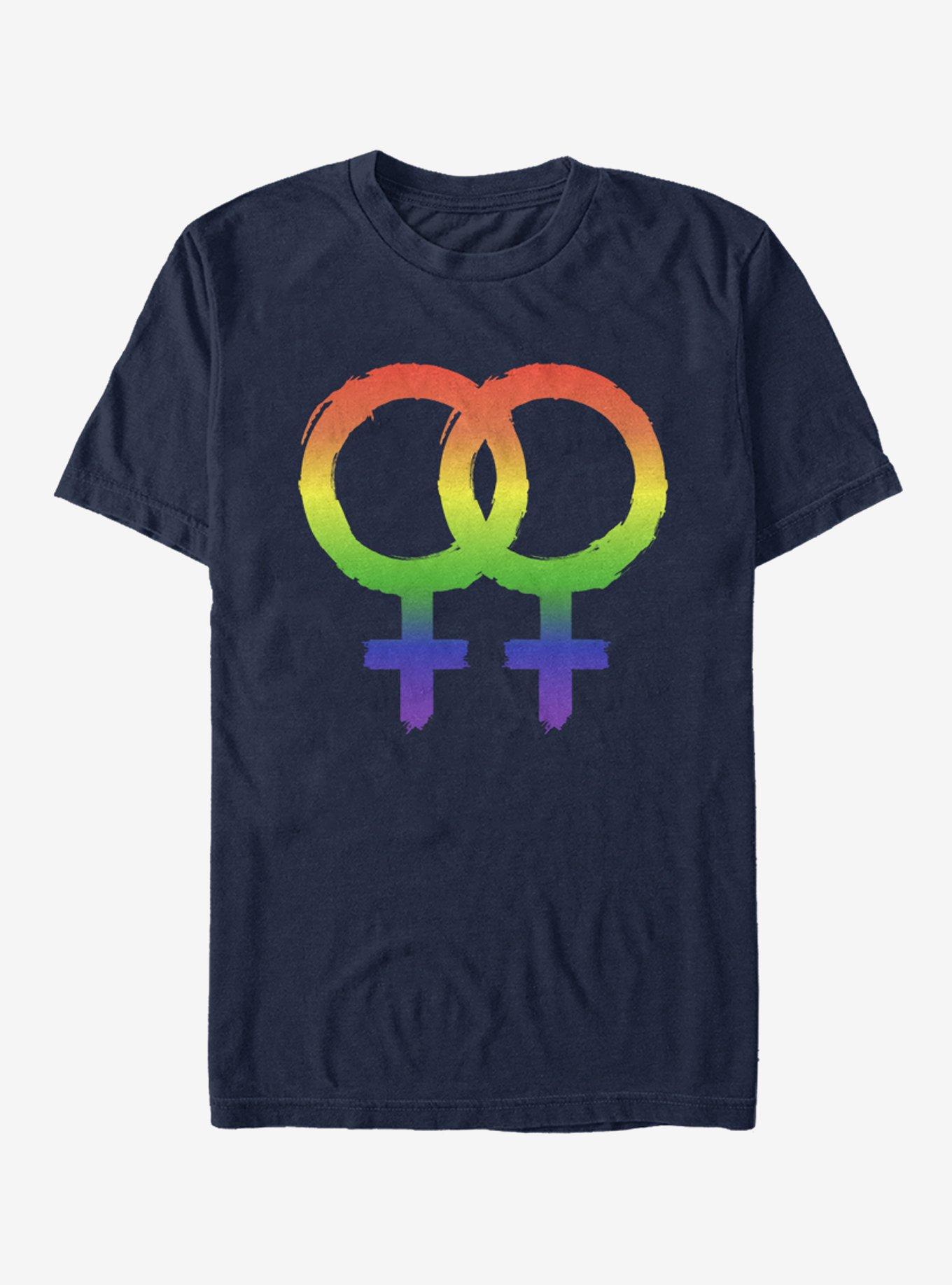 Pride Female Tee, NAVY, hi-res