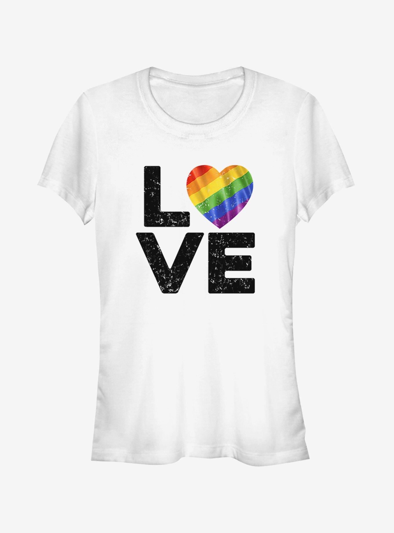 Pride Love Girl's Tee, , hi-res