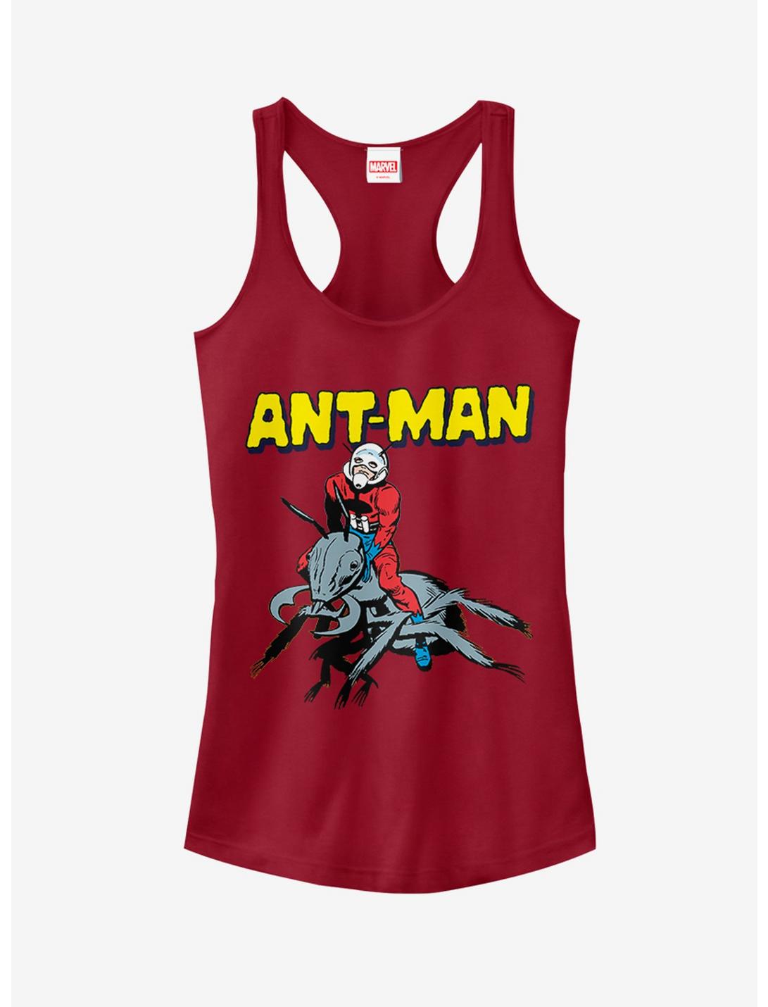 Marvel Ant-Man Vintage Riding Ant-Man Girls Tank, SCARLET, hi-res