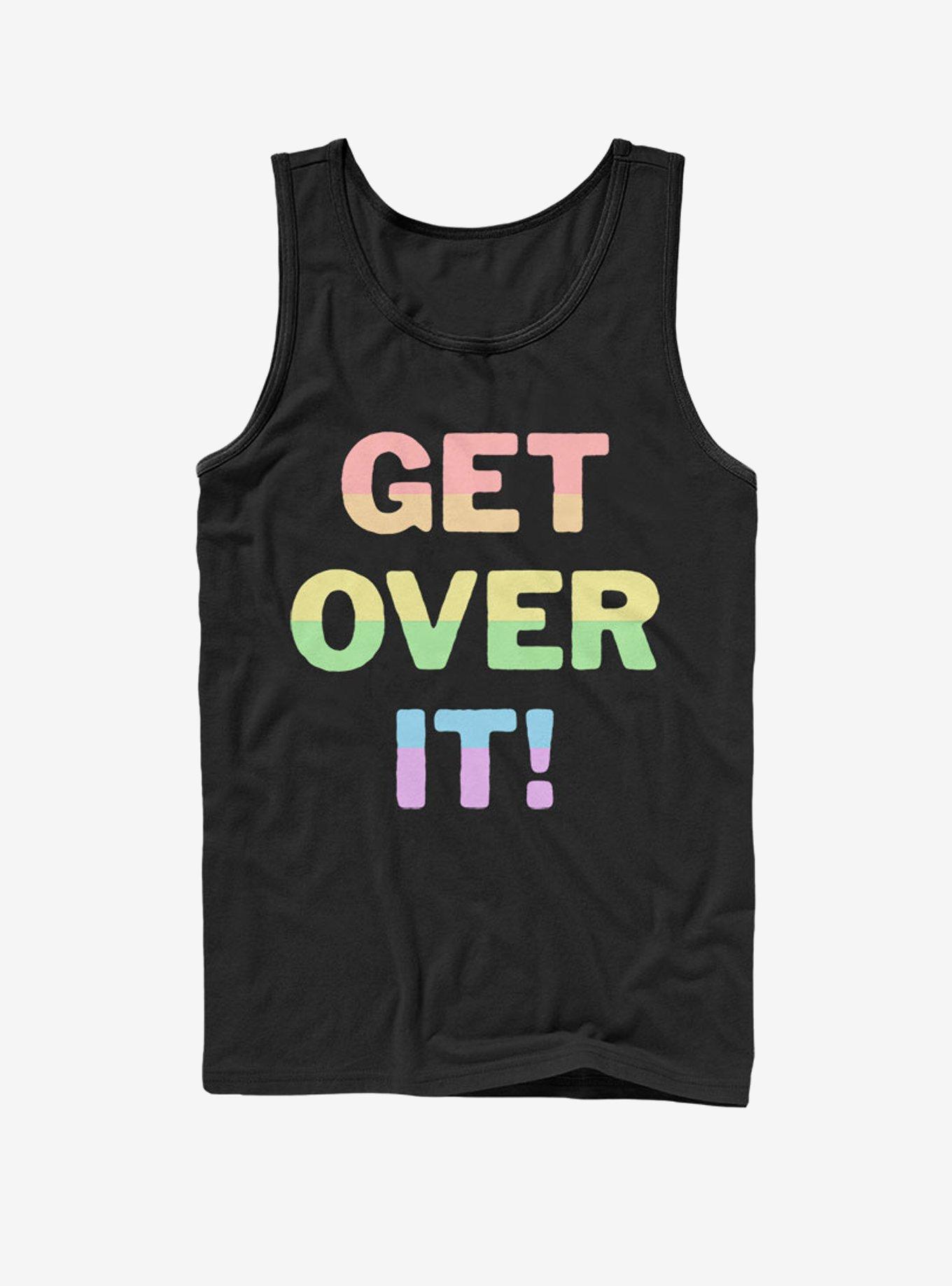 Get Over It Tank, BLACK, hi-res