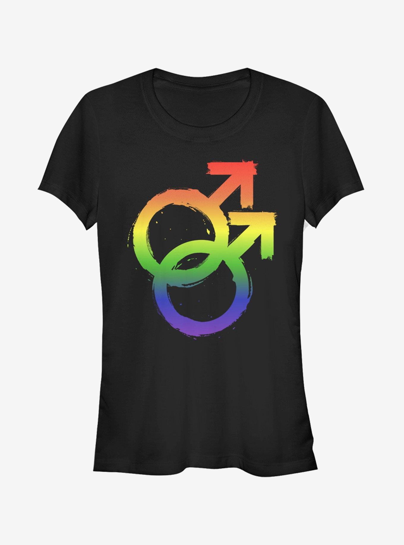 Pride Male Symbols Girl's Tee, , hi-res