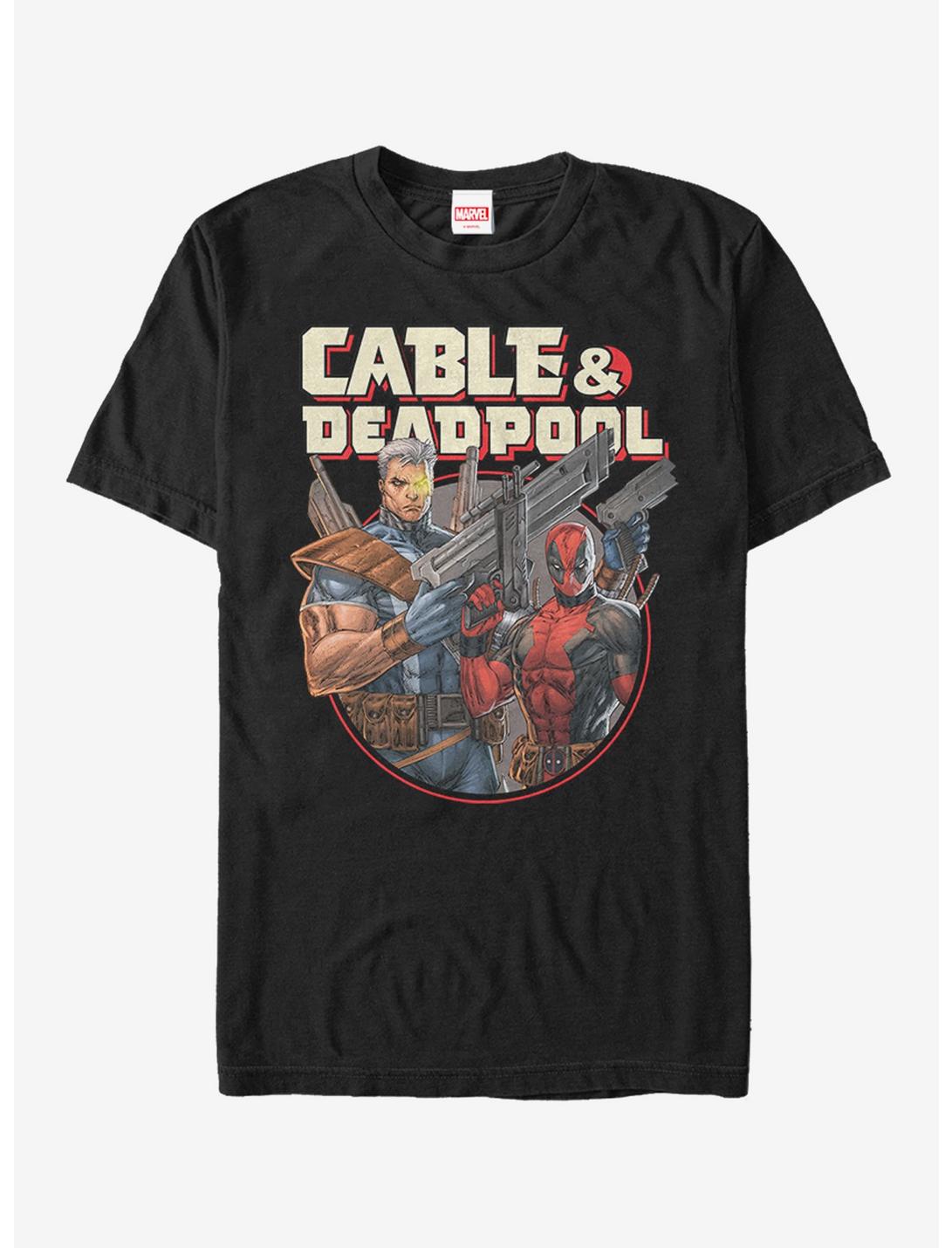 Marvel Deadpool Cable & Deadpool T-Shirt, BLACK, hi-res