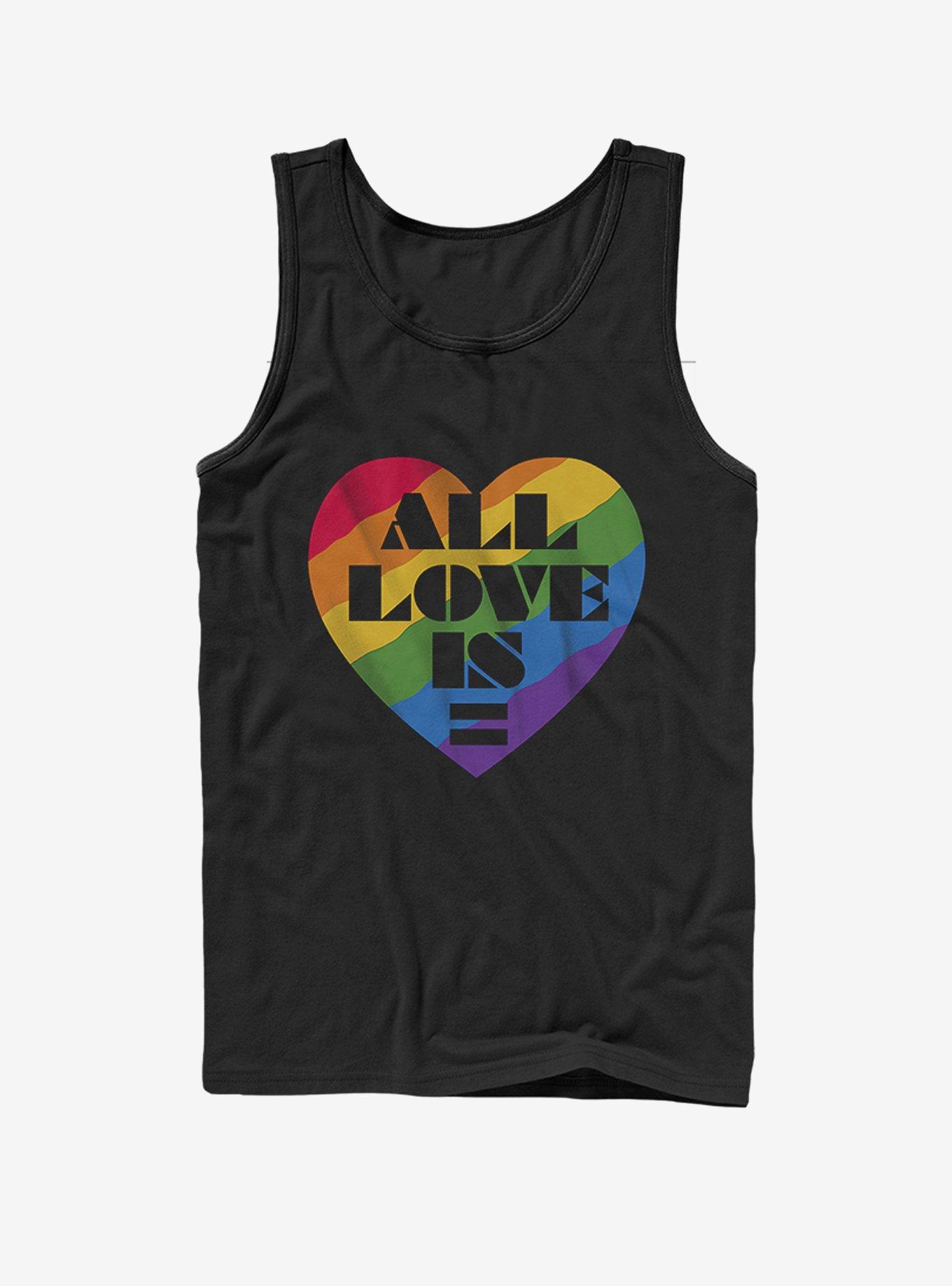 All Love Is Equal Tank, BLACK, hi-res