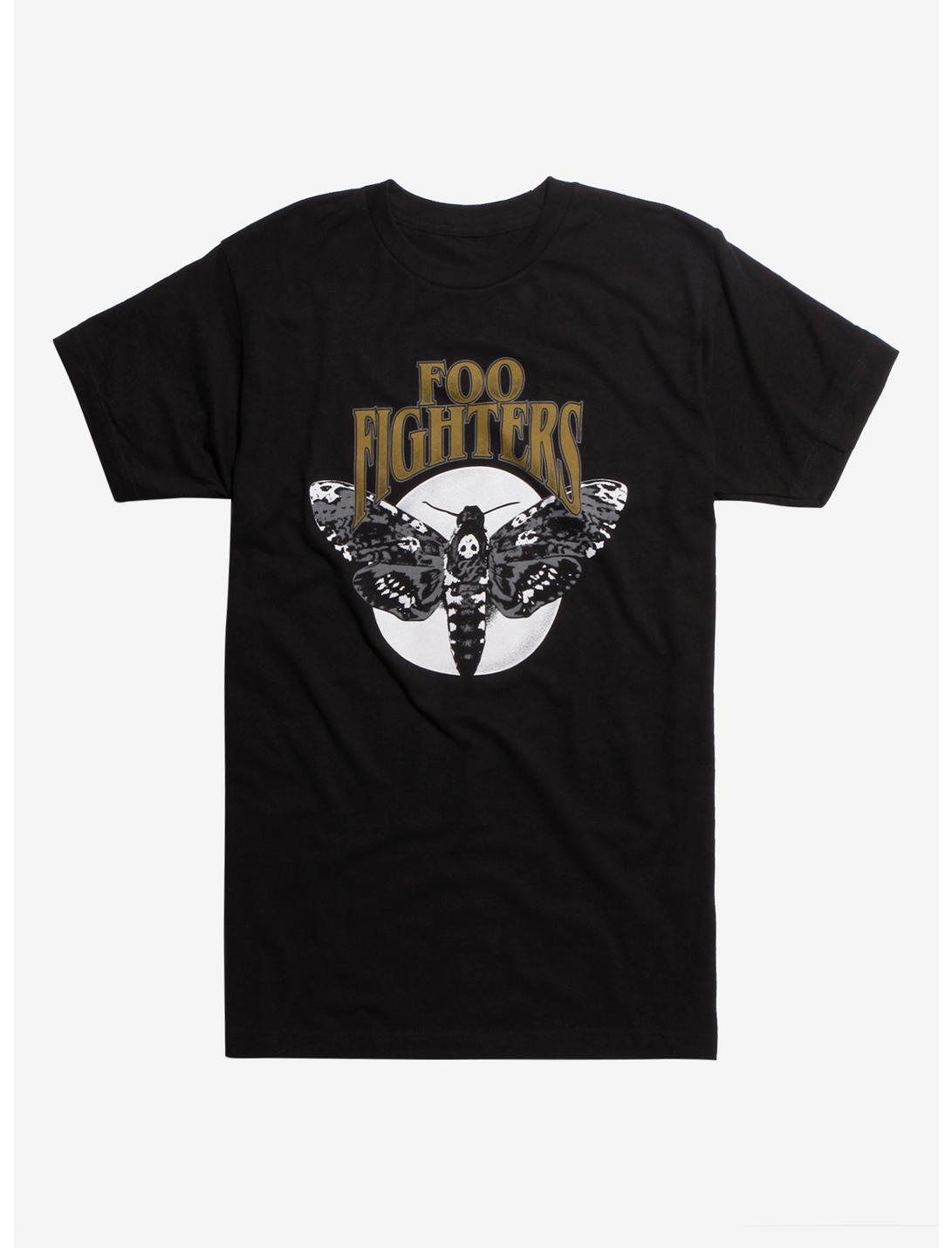 Foo Fighters Vintage Moth T-Shirt, BLACK, hi-res