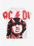 AC/DC Angus Photo Large Print T-Shirt, WHITE, hi-res