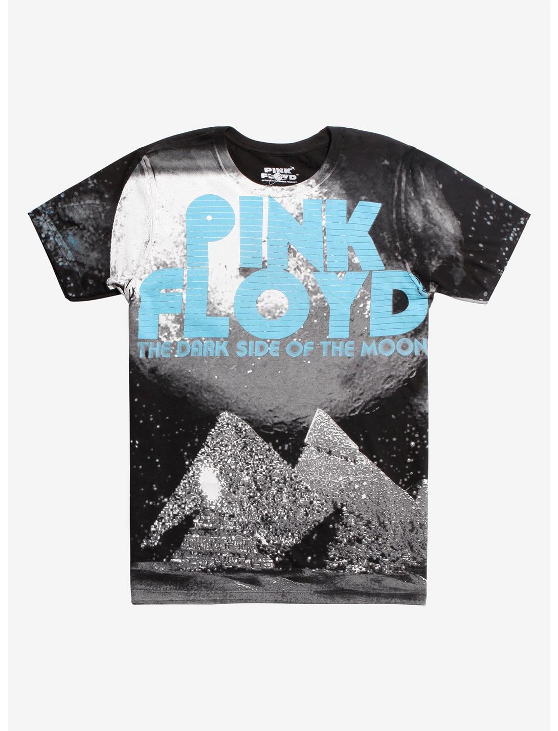 Pink Floyd Dark Side Of The Moon Large Print T-Shirt, BLACK, hi-res