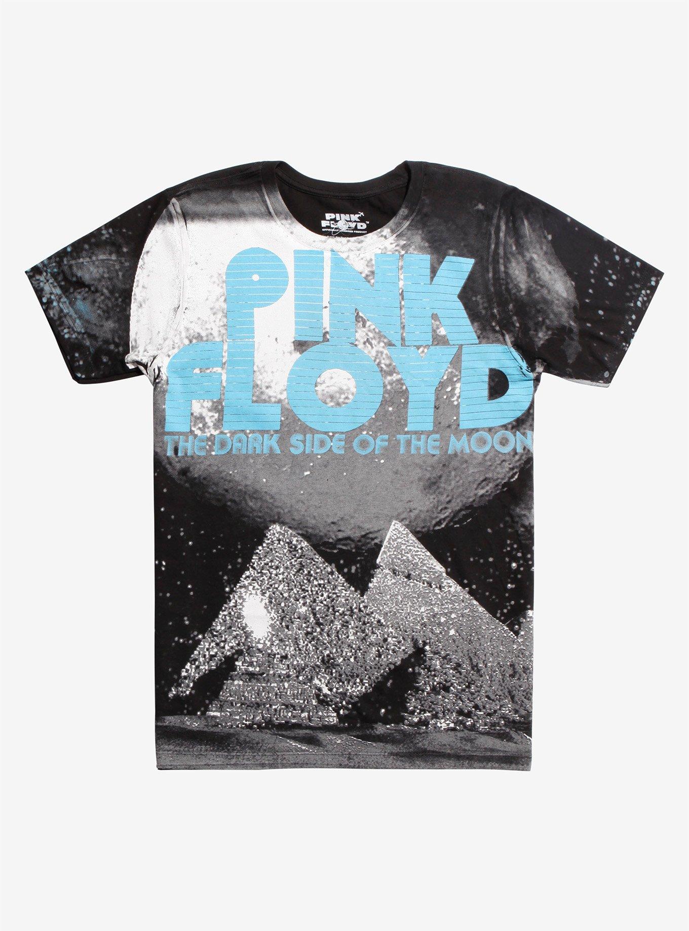 Pink Floyd Dark Side Of The Moon Large Print T-Shirt, BLACK, hi-res