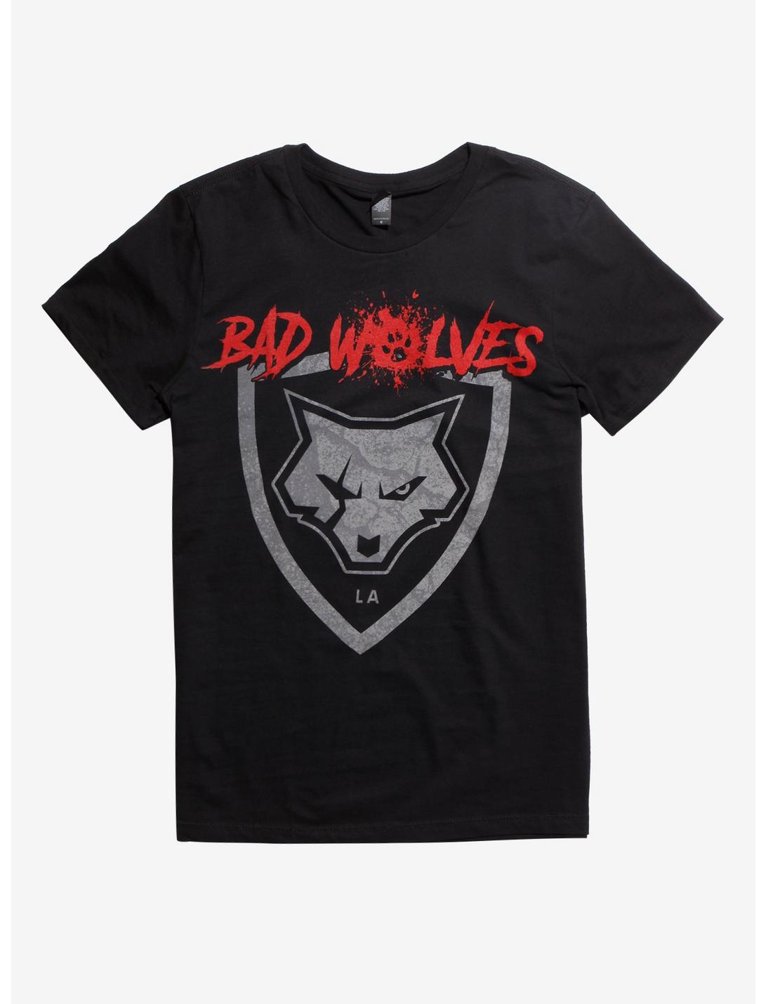 Bad Wolves Logo T-Shirt, BLACK, hi-res
