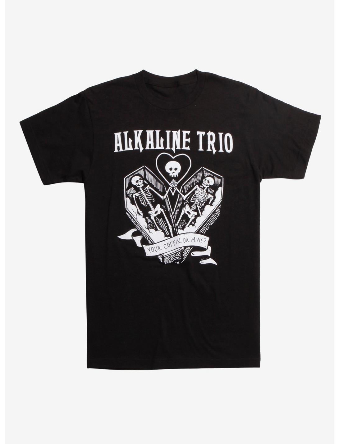 Alkaline Trio Your Coffin Or Mine T-Shirt, BLACK, hi-res