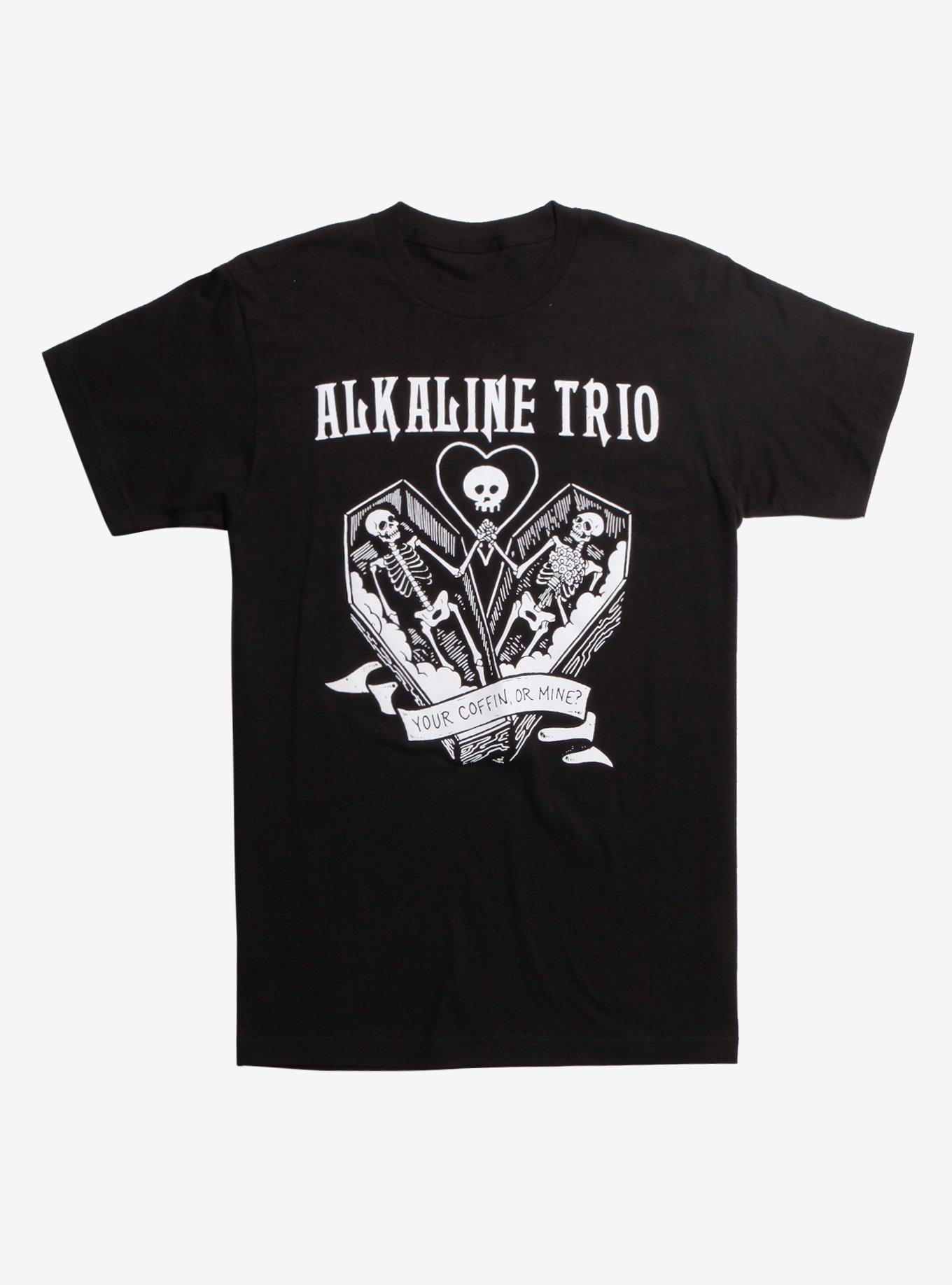 Alkaline Trio Your Coffin Or Mine T-Shirt, BLACK, hi-res