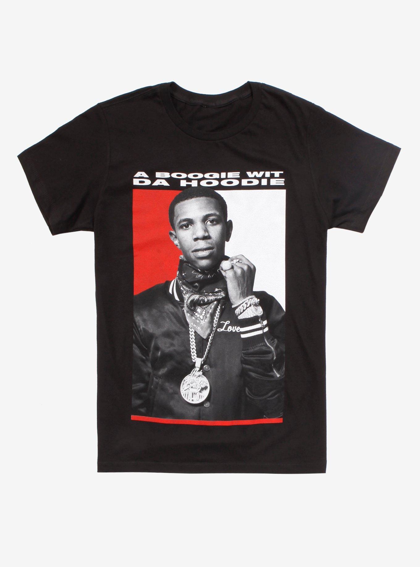 A Boogie Wit Da Hoodie Photo T-Shirt, BLACK, hi-res