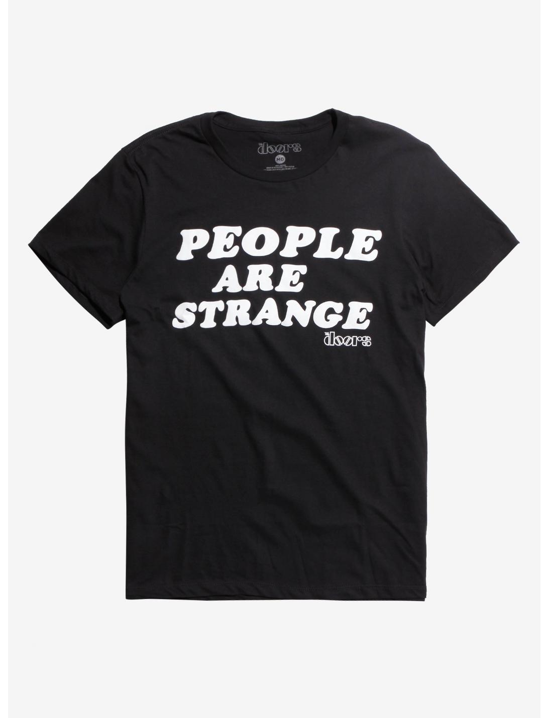 The Doors People Are Strange T-Shirt, BLACK, hi-res
