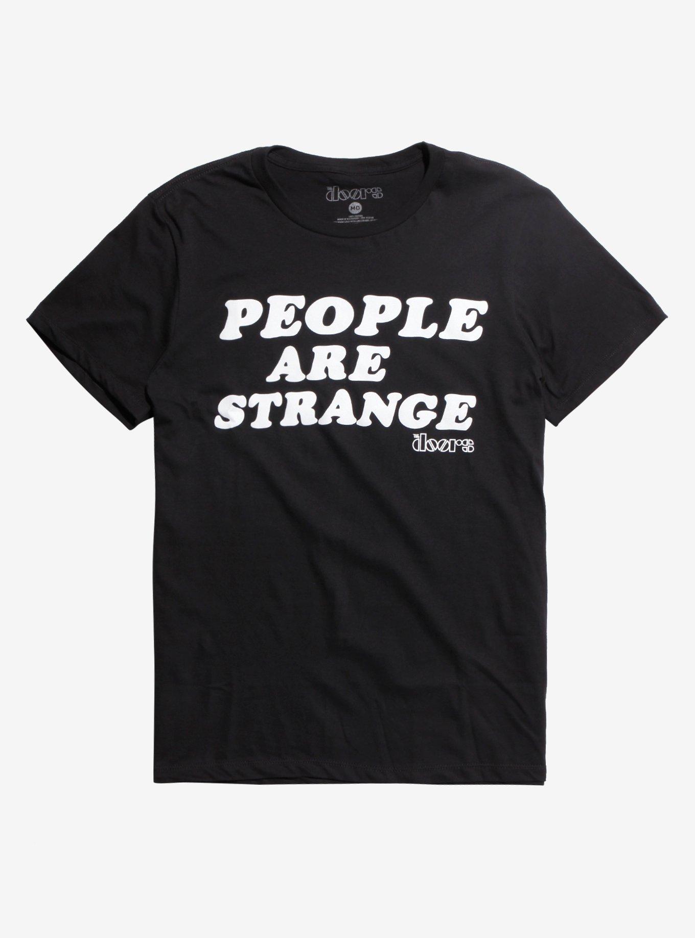 The Doors People Are Strange T-Shirt, BLACK, hi-res