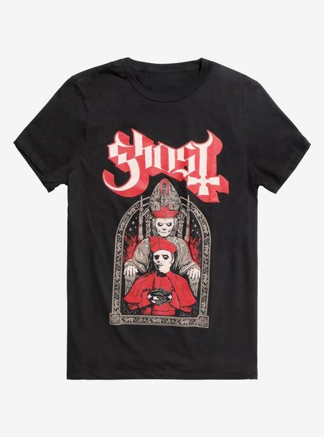 Ghost Cardinal Copia & Papa Emeritus T-Shirt | Hot Topic