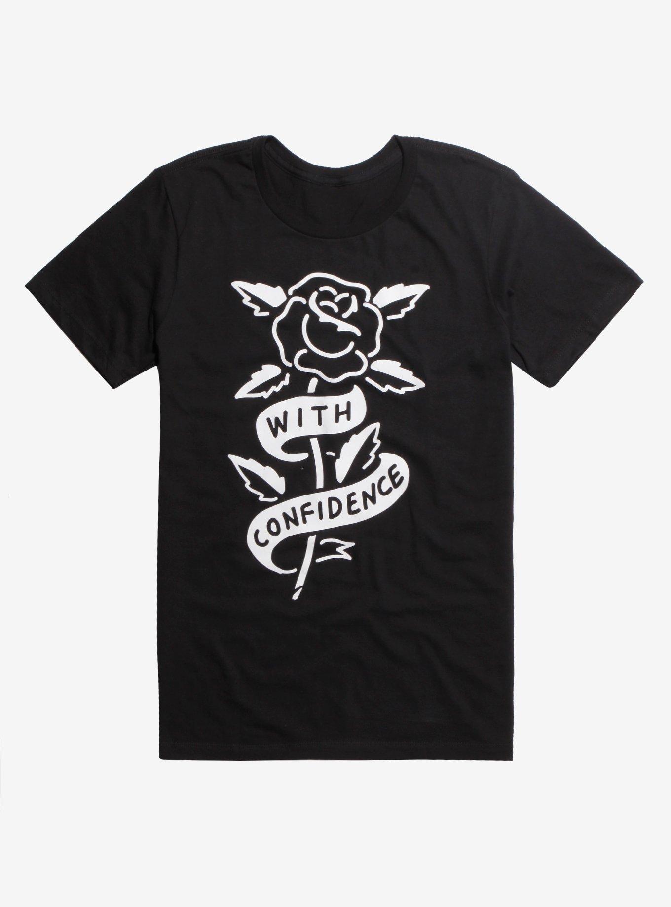With Confidence Rose T-Shirt | Hot Topic