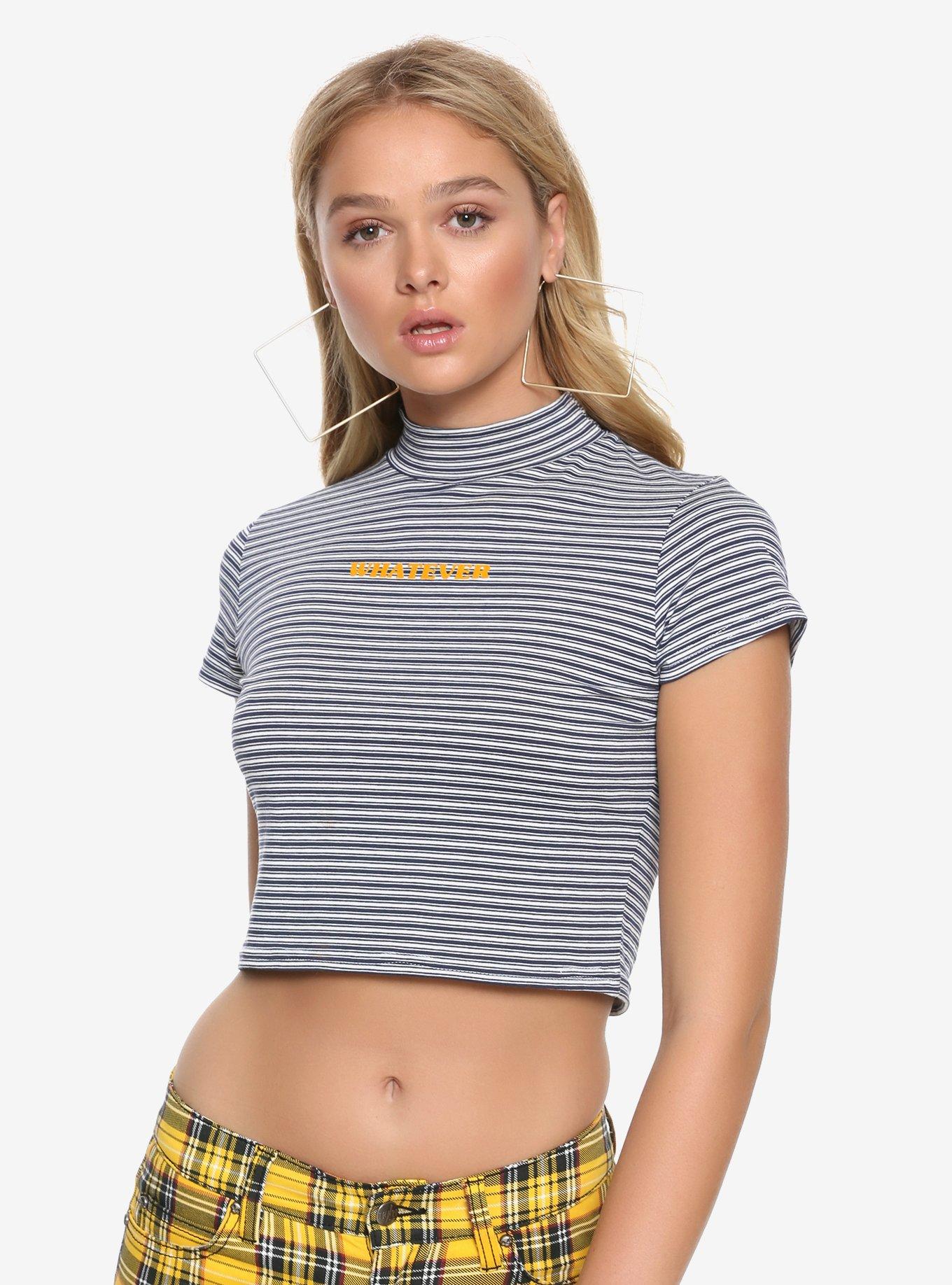 The Ragged Priest Whatever Striped Girls T-Shirt, MULTI, hi-res view 1