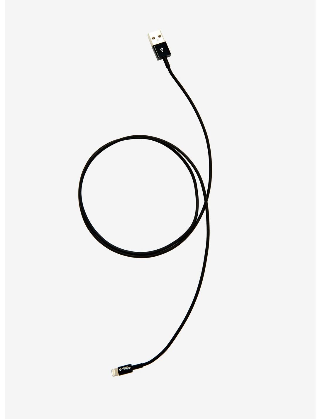 Black IPhone Lightning Charging Cable, , hi-res