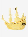 Disney Peter Pan Gold Jolly Roger Enamel Pin - BoxLunch Exclusive, , hi-res