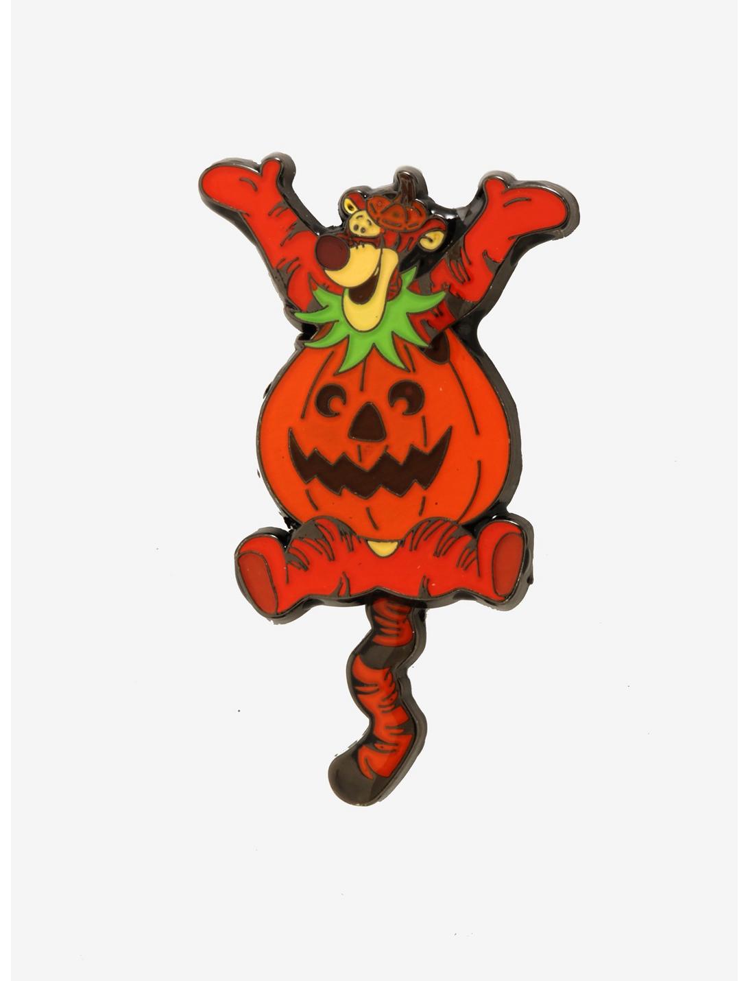 Disney Winnie The Pooh Tigger Pumpkin Enamel Pin - BoxLunch Exclusive, , hi-res