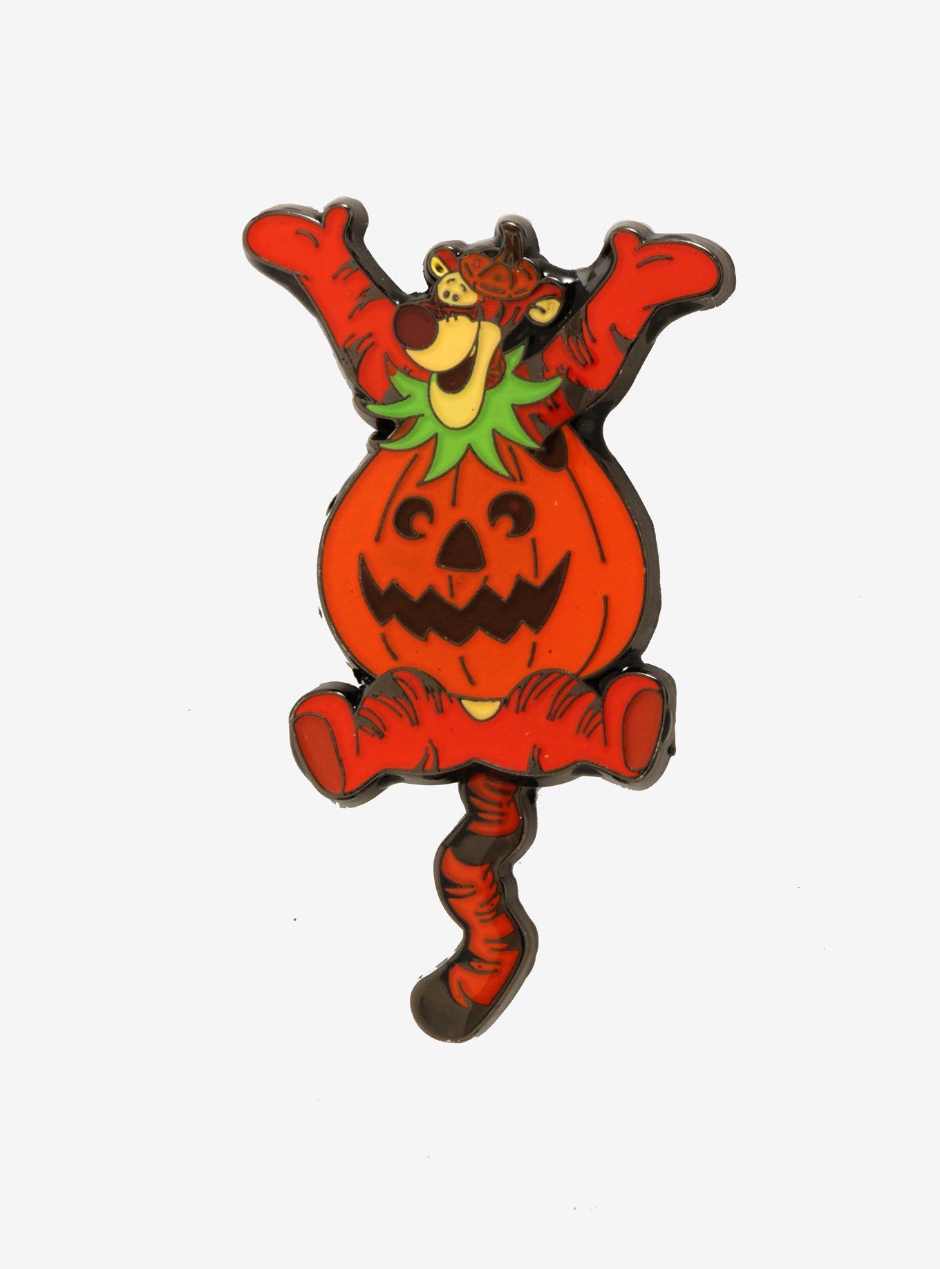 Disney Winnie The Pooh Tigger Pumpkin Enamel Pin - BoxLunch Exclusive, , hi-res