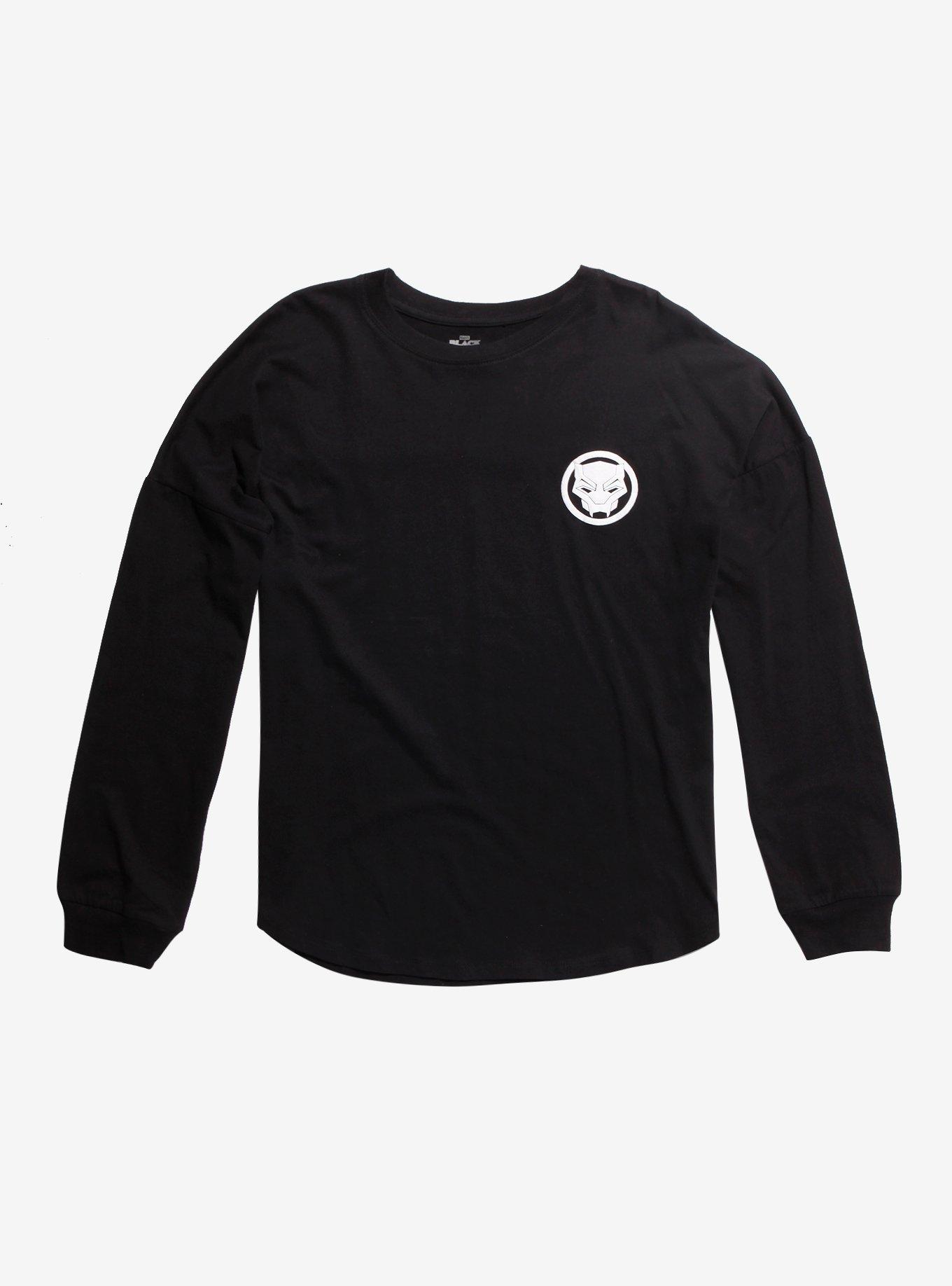 Marvel Black Panther Hype Jersey - BoxLunch Exclusive, BLACK, hi-res