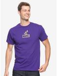 Marvel Thanos Logo T-Shirt - BoxLunch Exclusive, PURPLE, hi-res