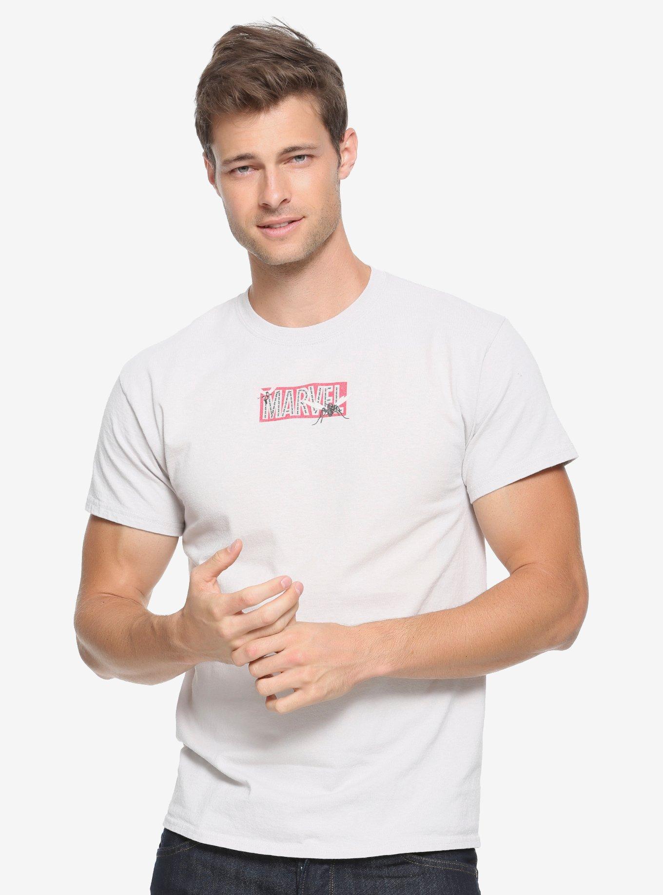 Marvel Ant-Man And The Wasp Logo T-Shirt - BoxLunch Exclusive, WHITE, hi-res