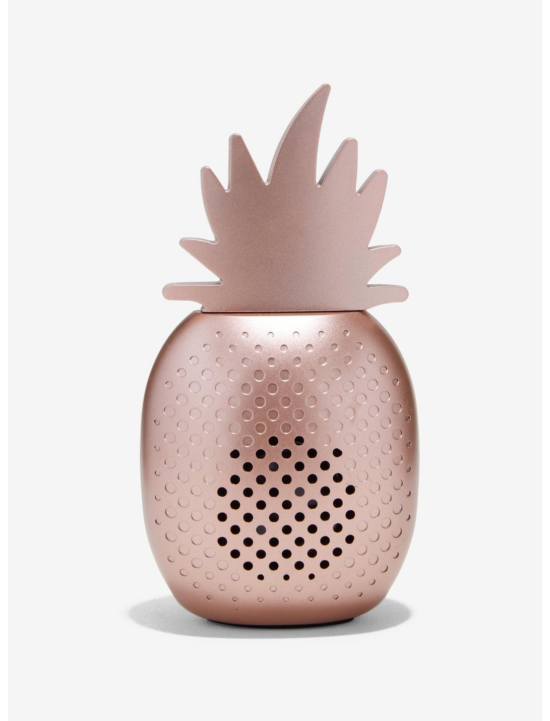 Rose Gold Pineapple Wireless Bluetooth Speaker, , hi-res