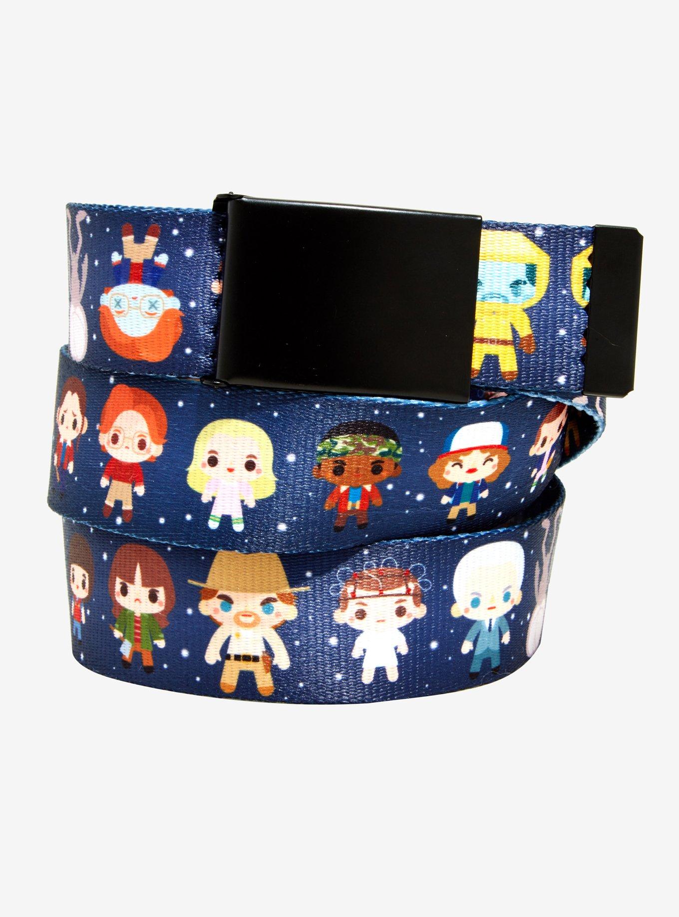 Loungefly Stranger Things Chibi Character Web Belt, , hi-res