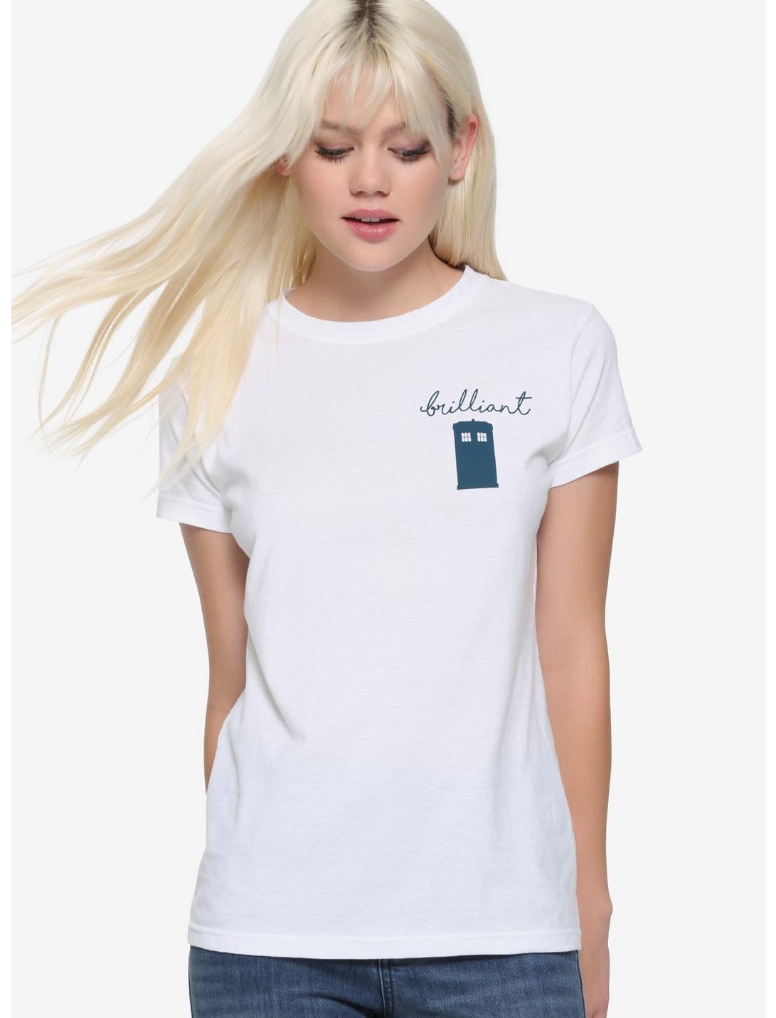 Doctor Brilliant TARDIS T-Shirt | Her Universe Salesforce Commerce Cloud | 20230710_0830_REV_096ff1cdc67b78c5bf5cfa89f1ec50f24b58ee4a