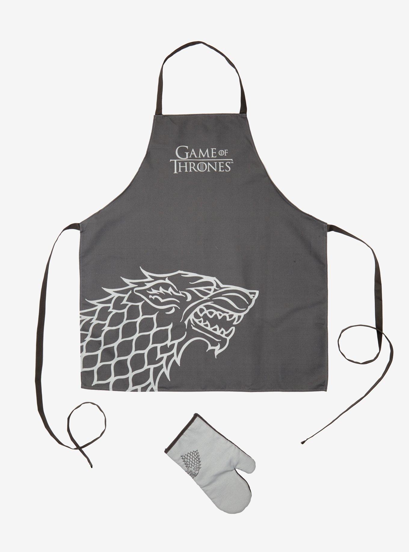 Game Of Thrones House Stark Apron & Oven Mitt Set, , hi-res