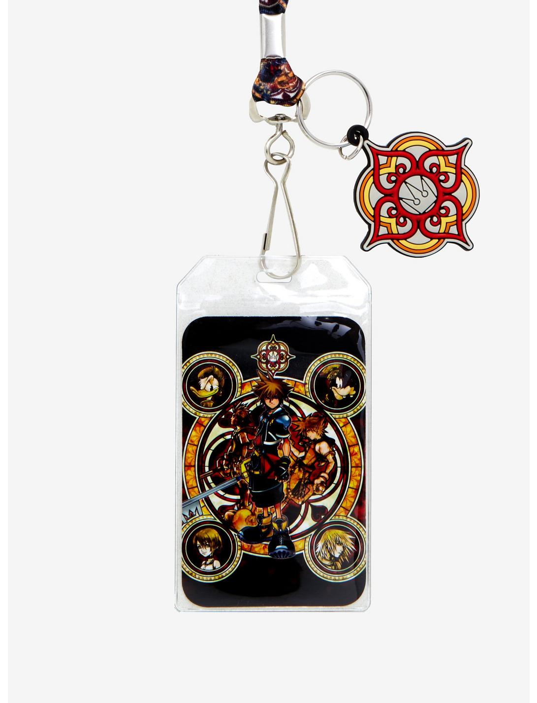 Loungefly Disney Kingdom Hearts Stained Glass Lanyard, , hi-res