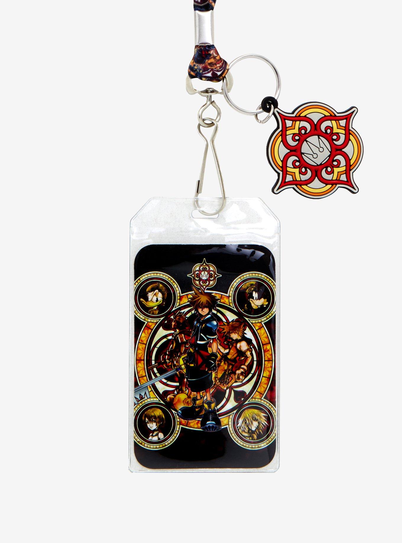 Loungefly Disney Kingdom Hearts Stained Glass Lanyard, , hi-res