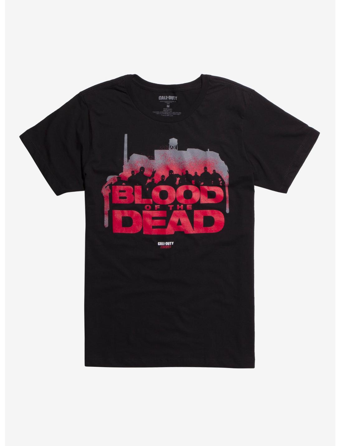 Call Of Duty Blood Of The Dead Teaser T-Shirt Hot Topic Exclusive, BLACK, hi-res