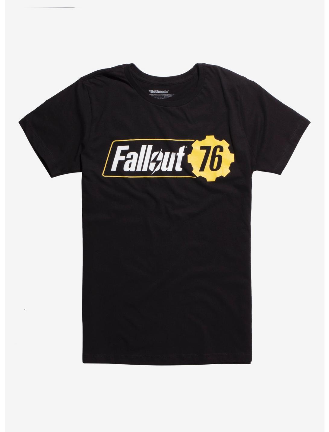 Fallout 76 Logo Teaser T-Shirt Hot Topic Exclusive, BLACK, hi-res