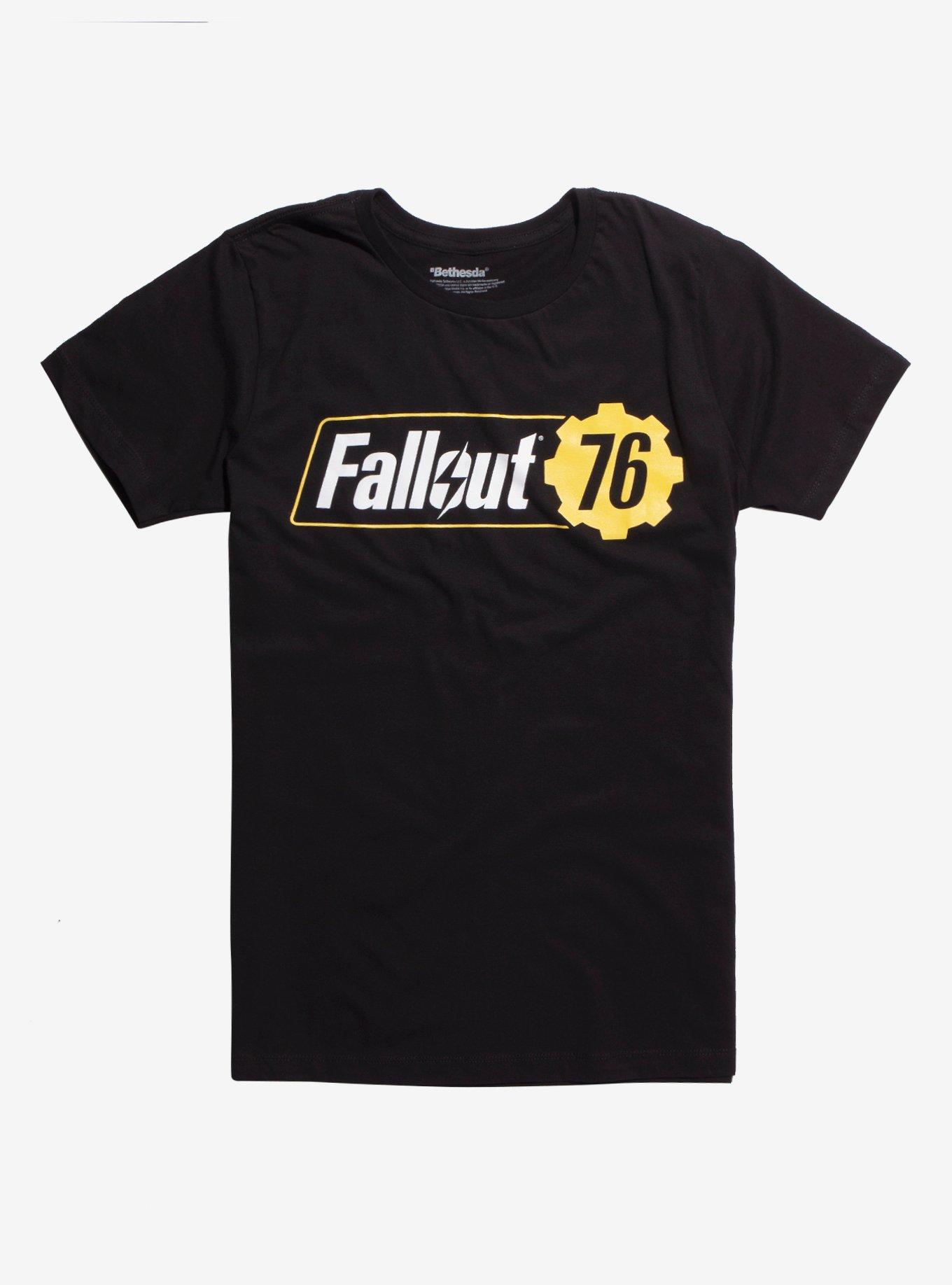 Fallout 76 Logo Teaser T-Shirt Hot Topic Exclusive, BLACK, hi-res