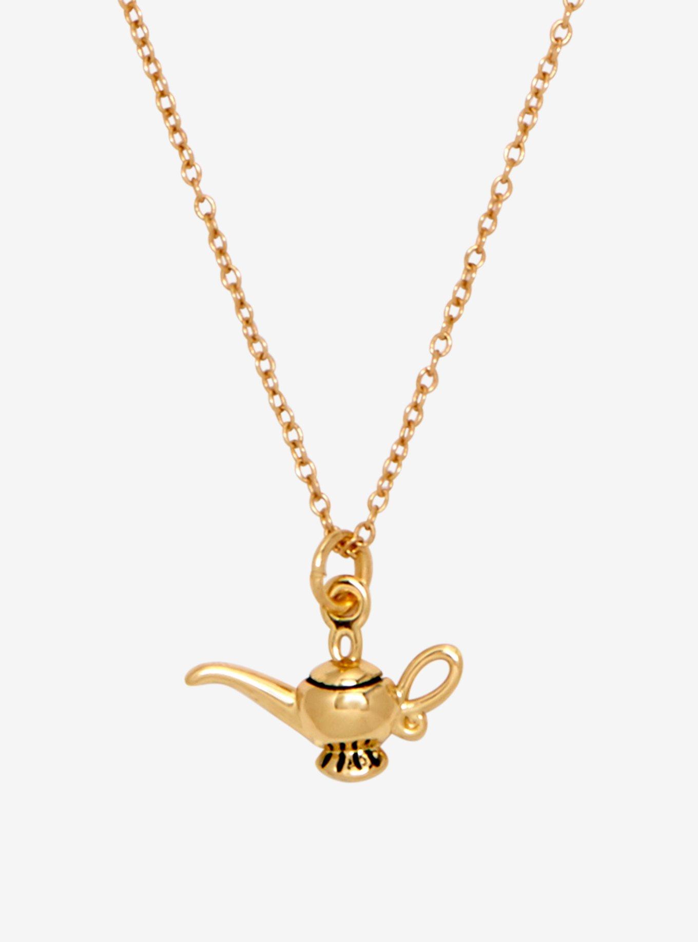 Disney princess belle on sale dainty charm necklace