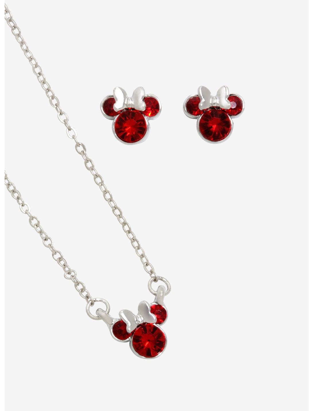 Disney Minnie Mouse July Birthstone Jewelry Set, , hi-res