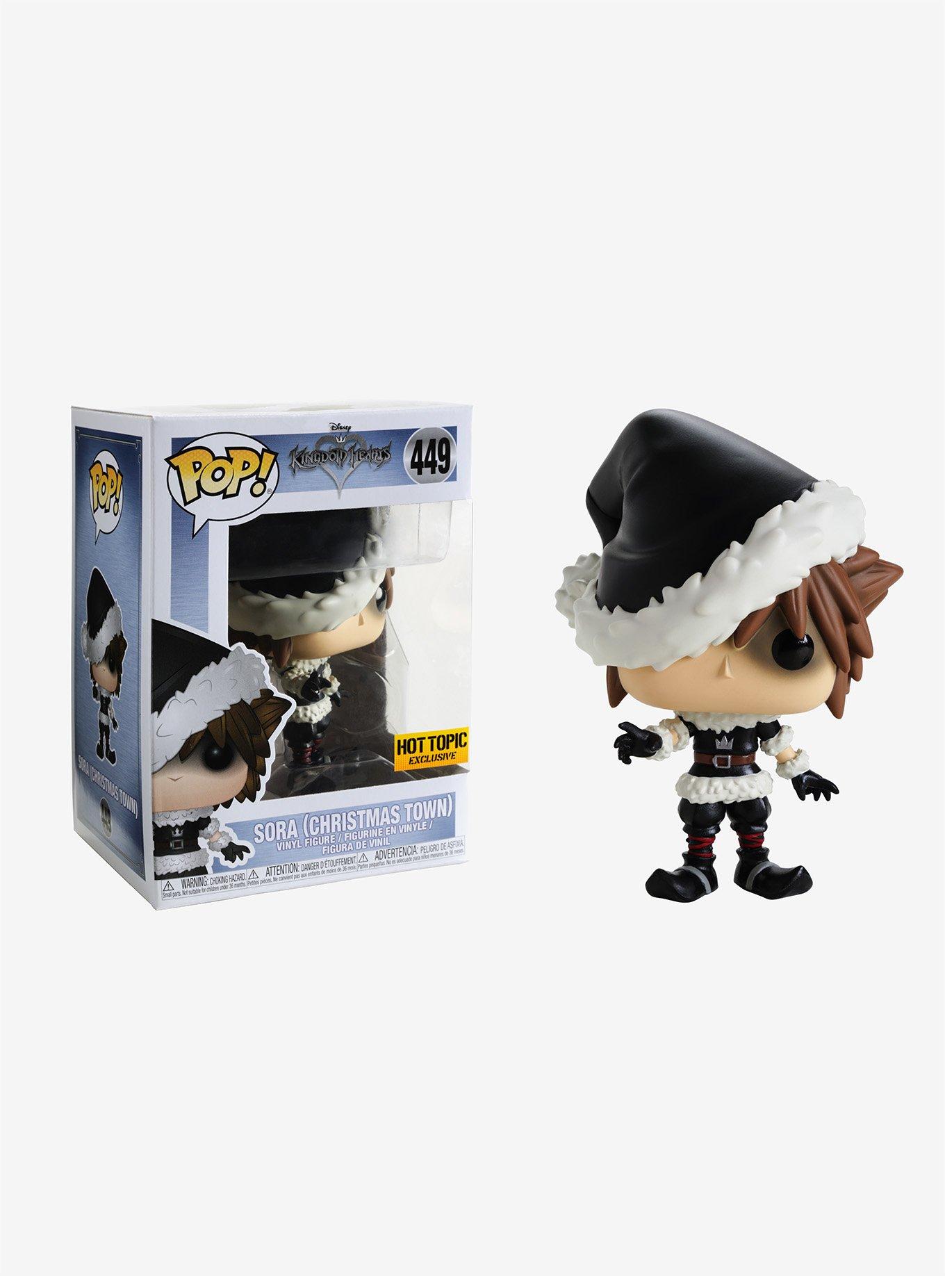 Funko Disney Kingdom Hearts Pop! Sora (Christmas Town) Vinyl Figure Hot Topic Exclusive, , hi-res