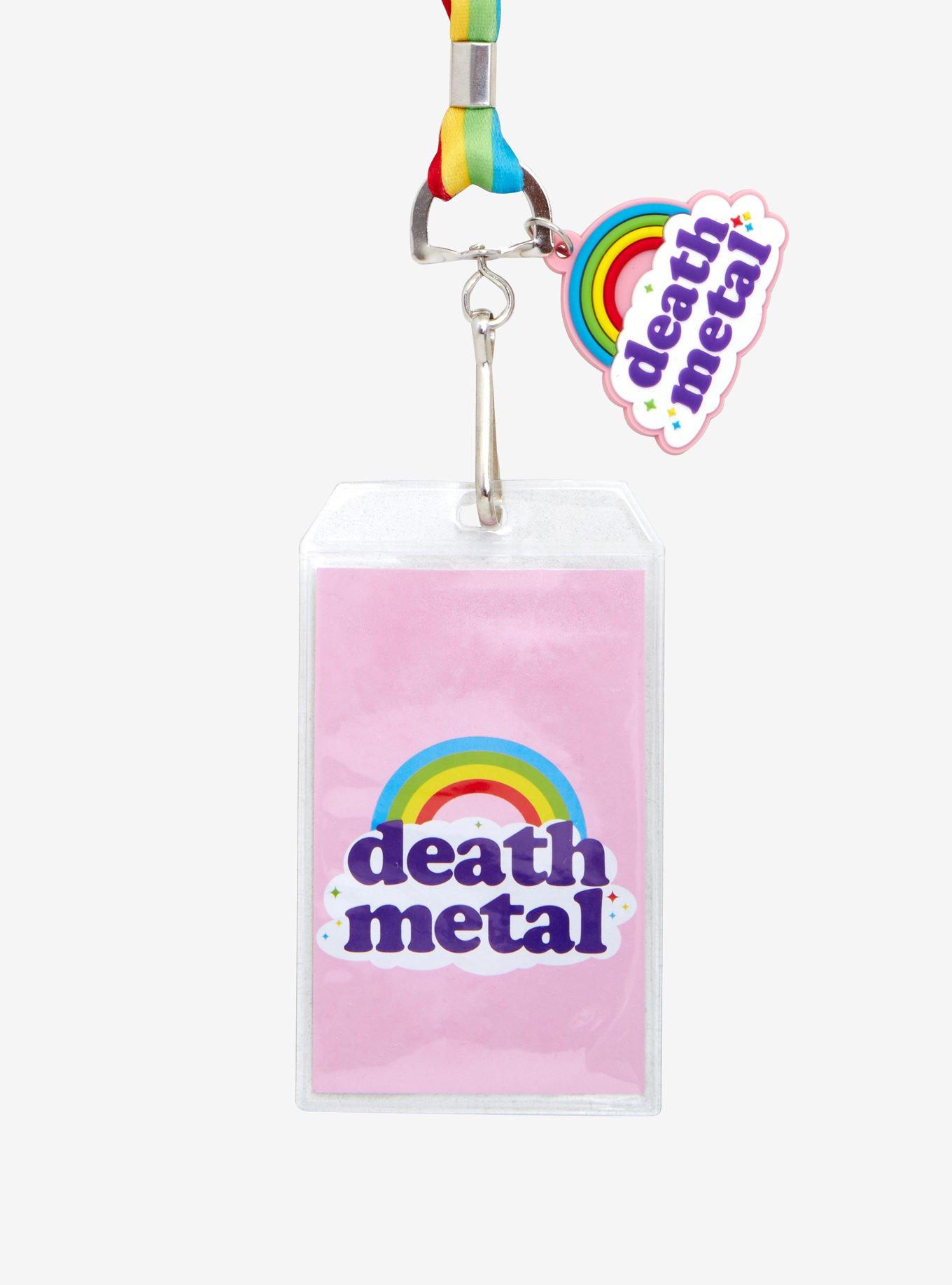 Death Metal Rainbow Lanyard, , hi-res